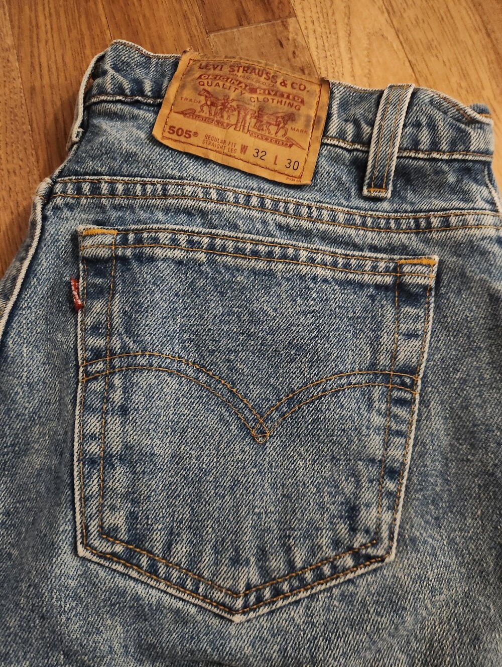 2 PAIRS MADE IN THE USA 32X30 VINTAGE LEVI'S ORANGE TAG
